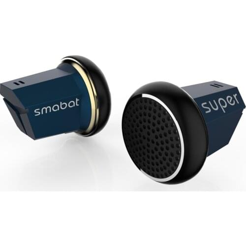 Smabat Super One Flagship Labyrinth HIFI Earphone 15.4mm Bio-fiber Diaphragm Bass Earbud Intermediate Frequency Adjust Hole IEM