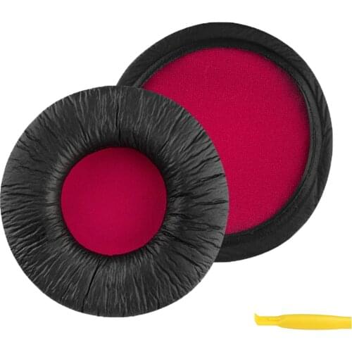 QuickFit Protein Leather Replacement Ear Pads for Sony MDR-V55 V500DJ Headphones Earpads, Headset Ear Cushion Repair Parts