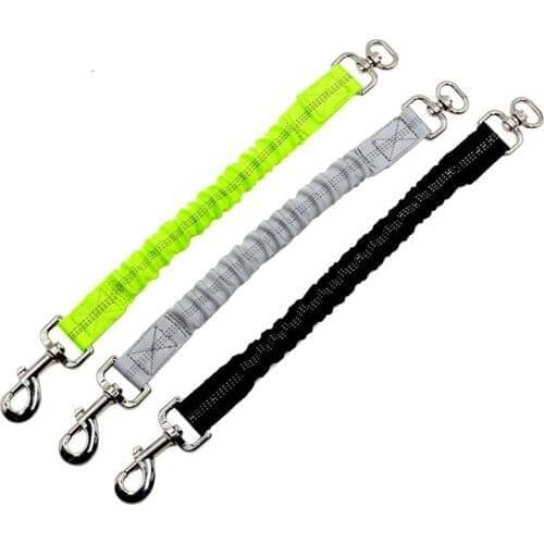 Adjustable Pet Dog Extended Leash Reflective Traction Elastic Rope Extension cable 37-45cm*2.5cm