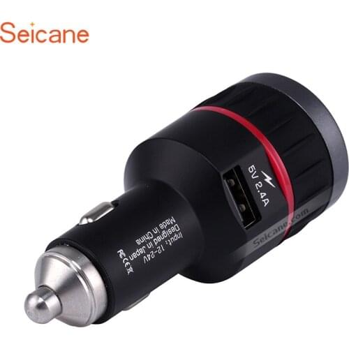 Seicane Universal Car Kit Radio Audio Plug and Play DAB+ Tuner with FM Transmitter OLED display Mutifunction Car Accessories