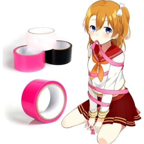 Static tape adult sex game props SM binding bondage belt does not hurt the skin no glue training tape safe and non-toxic