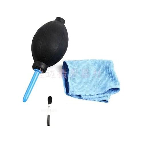 3 in1 Professional Lens Cleaning Air Blower Cloth For 350d 450d 550d 1000d 10d 20d 30d 40d 50d all /DSLR Camera With Tracking