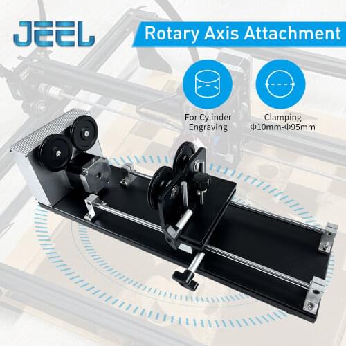 A axis Rotary Jig Cylinder Engraving Rotary Axis Use for Laser Engraver Machines Cylinder Engraving Roller