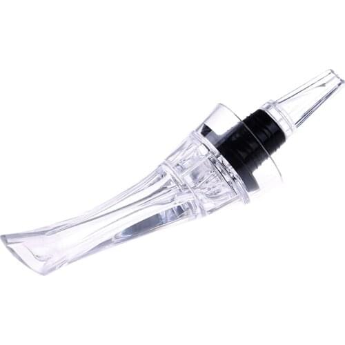 1Pc Mini Travel Bar Tools Acrylic Wine Aerator Quick Aerating Red Wine Whiskey Magic Aerator Decanter Bottle Pourer Spout