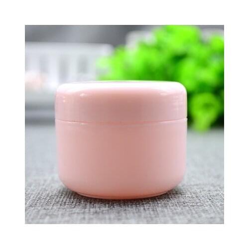 100pcs colorful 50G/ML Empty Plastic Colorful Jar Containers ,50G plastic Refill Cosmetic Cream Lotion Bottle