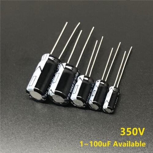 350V 1uF/3.3uF/4.7uF/6.8uF/10uF/15uF/18uF/20uF/22uF/33uF/68uF/82uF/100uF Good Quality Aluminum Electrolytic Capacitor
