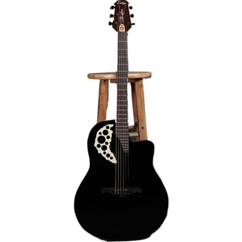 41 inch spruce veneer guitar electric acoustic round back grape hole folk acoustic guitar