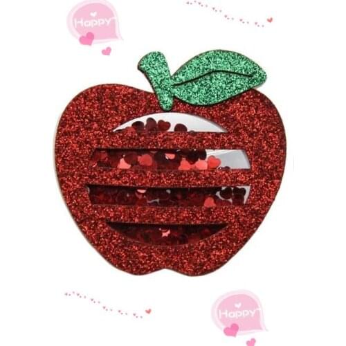 5pcs lot Mouse head shape with Quicksand Cover For Phone decoration and DIY Sequin Patch