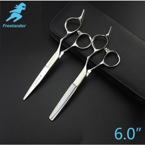 "6.0in. Freelander Personality Style Scissors Profissional Hairdressing Scissors Barber Shears Stainless Steel Type Model Number