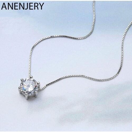 Серебряные чокеры Anenjery China At AliExpress