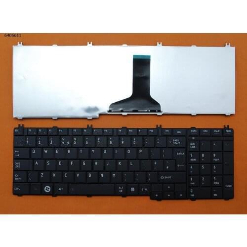 UK QWERTY Version New for TOSHIBA Satellite C650 C650D C655 C655D C660 C660D Replacement Laptop Keyboard Black