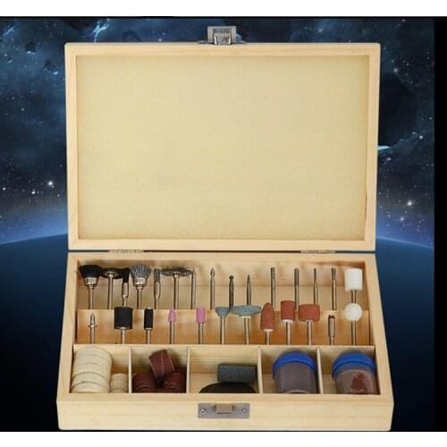 Free Shipping 100PC Dremel Rotary Tool Accessories Bit Set Fits Dremel 1/8" Shank Grinding Polish Power Tools Accessories