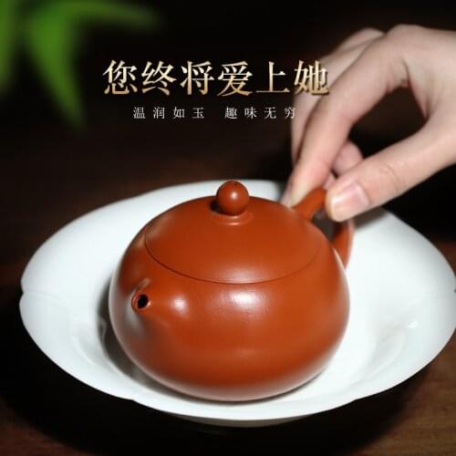 Yixing purple clay teapot handmade small teapot single family kungfu tea set handmade small coal kiln Zhuni Xishi pot