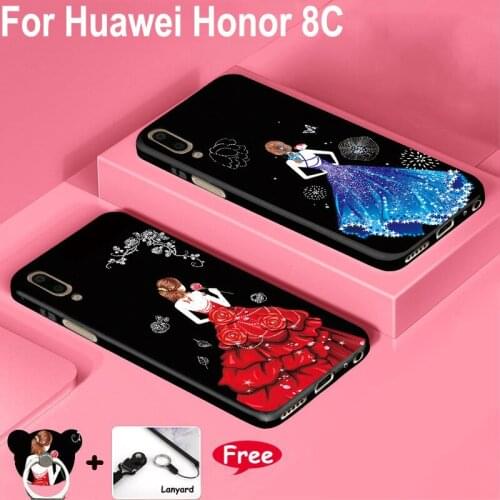 Phone Cases For Huawei Honor 8C Case soft Silicone Cover bag funda 6.26'' For Honor 8 C bag case honor8c cases phone shell