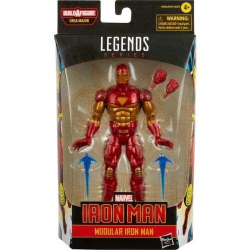 2021 Marvel Legends Modular Iron Man 6" Action Figure Toys Doll Model From Ursa Major BAF Wave