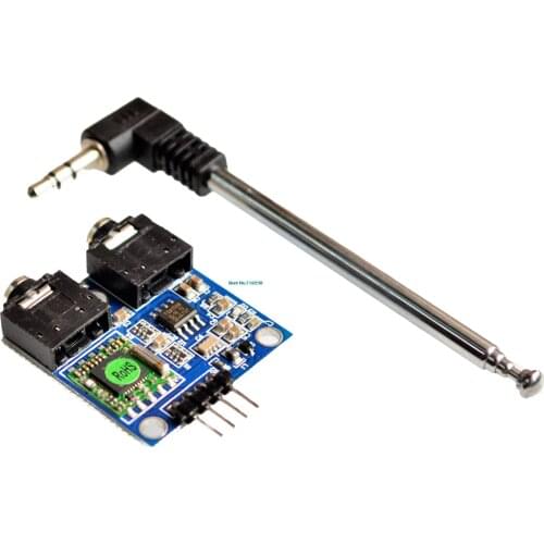 TEA5767 FM Stereo Radio Module 76-108MHZ With Free Cable Antenna