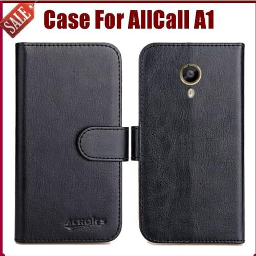 Hot Sale! AllCall A1 Case New Arrival 6 Colors High Quality Flip Leather Protective Phone Cover For AllCall A1 Case