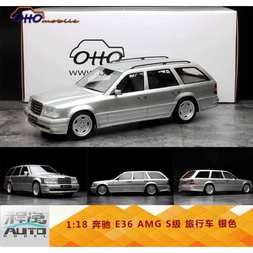 OTTO 1:18 Benz S124 E36 AMG Resin Diecast Collection of Simulation Alloy Car Model Children Toys