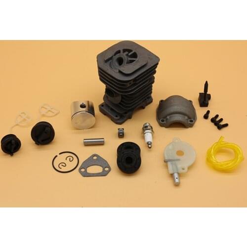 38MM & 40MM Cylinder Piston Pan Oil Pump Oil Seal Cap Kit Fit Husqvarna 141 142 136 137 Gas Chainsaws Spare Engine Motor Parts