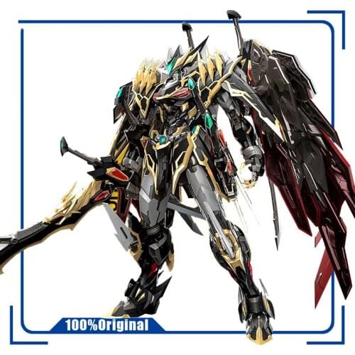 MN-Q04 Black Dragon King Gundam Barbatos Alloy Products Metal Model Action Toy Figures Gifts for Children