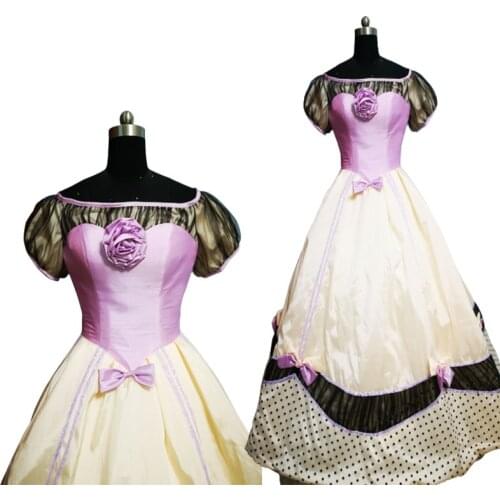 New Woman Vintage Costumes 18th Duchess Retro medieval Renaissance Reenactment Theatre Civil war Victorian dress D-743