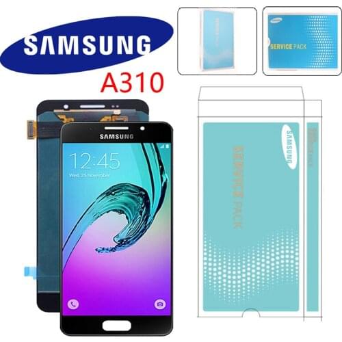 Original 4.7'' Super AMOLED Display For Samsung Galaxy A3 2016 A310 A310F SM-A310F LCD With Touch Screen Digitizer Assembly