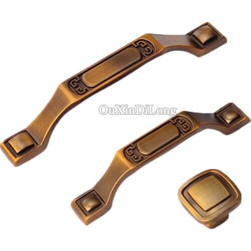 10PCS Top Designed European Solid Zinc Alloy Kitchen Door Handles Cupboard Wardrobe Drawer Wine Cabinet Pulls Handles and Knobs