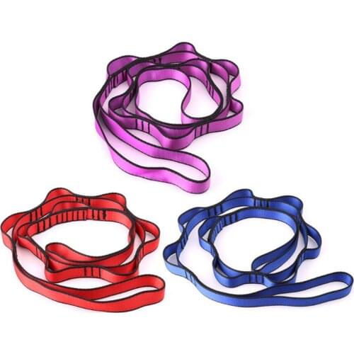 Climbing Nylon Daisy Chain Rope With Loops Yoga Hammock Hanging Strap Bandlet Wholesale Dropshipping