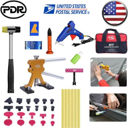 Super PDR Rubber Hammer Dent Lifter Glue Gun Glue Sticks Dent Removal Tools Paintless Repair Tools