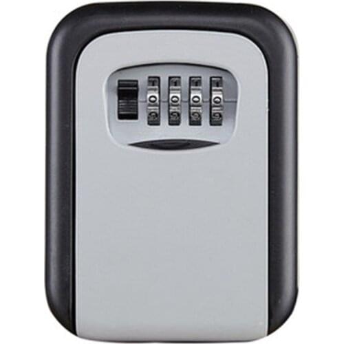 Large Space Weatherproof 4-position Combination Large Size Decoration Key Password Mechanical Password Key Box Safe Deposit Box