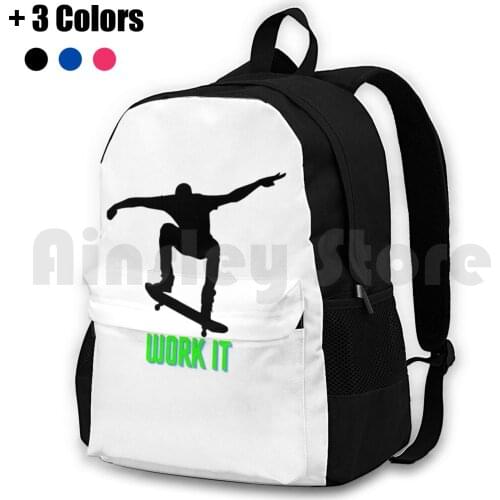 Skateboard For You Outdoor Hiking Backpack Waterproof Camping Travel Sports Do Play Go Sports Sports Do Play Go Sport Do Play