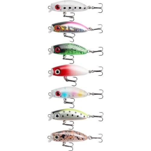 1Pcs New Japan Minnow Fishing Lures 43mm/3g Topwater SwimBait Wobbler Jig Bait Crankbait Carp Striped Bass Pesca Fishing Tackle