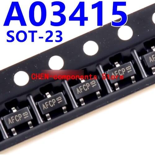 50pcs AO3415 AFCP MOSField effect tube 20V SMD SOT23 A03415