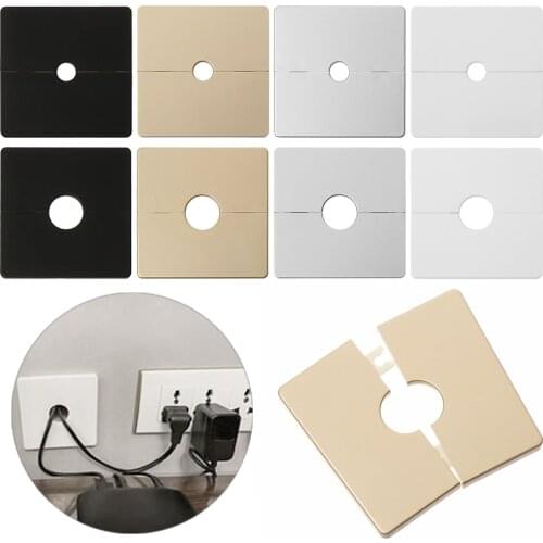 86 Type Wall Wire Hole Cover Reserved Drill Hole Panel Decor Cabinet Desk Hole Cap Air-conditioning Dust Pipe Plug Daily Tools