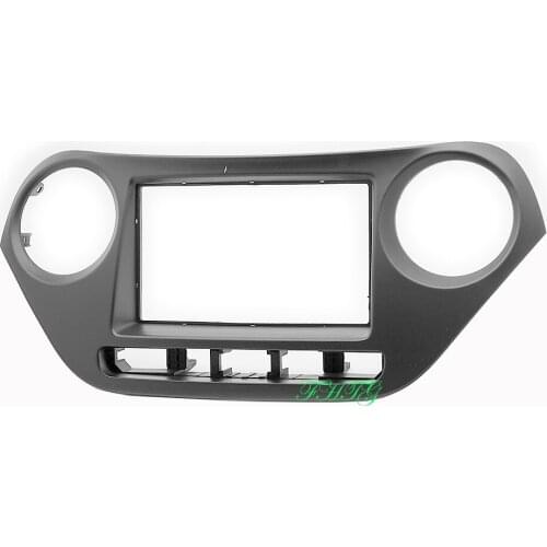 Car Radio Fascia,Dash Kit is suitable for 2014 HYUNDAI I-10(HIGH-END, LHD),Double Din Car Audio Frame