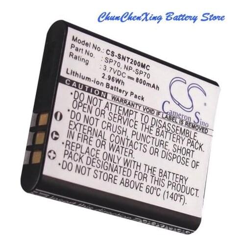 Cameron Sino 800mAh Battery 4-261-368-01, NP-SP70, SP70, SP70A, SP70B for Sony MDR-1RBT