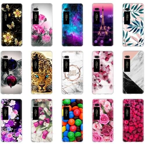 Phone Case For Meizu Pro 7 Plus Soft TPU Silicone Cover For Meizu Pro7 Coque Back Phone Shell For Meizu Pro 7 Funda Print Bumper