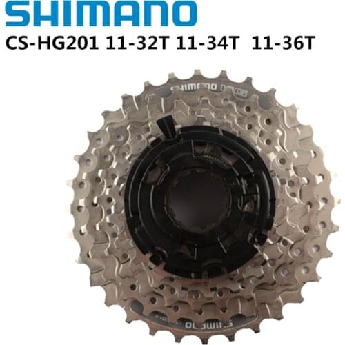 Shimano Altus HG201 HG200 9 Speed Cassette 11-32T 34T 36T For Mountain Bike Bicycle Parts Original HG200-9 HG201-9 Cassette