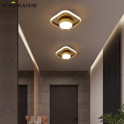 Led Chandeliers D20cm Gold Modern Led Chandelier Lustre for Living room Dining room Kitchen Bedroom Aisle Lamp Corridor Light