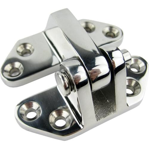 Marine Boat Stainless Steel Hatch Hinge w/ Removable Pin Solid Cast Hatch Hinge