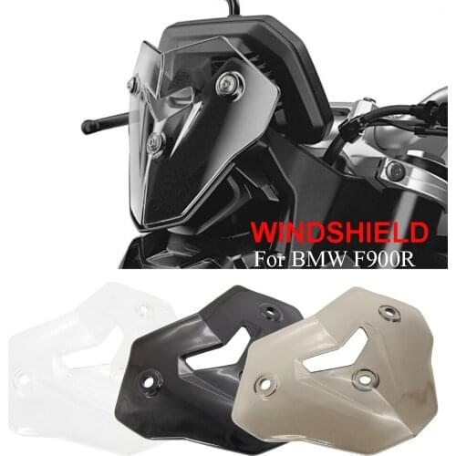 Motorcycle Accessories Fits For BMW F900R F 900R F900 R Sports WindScreen Windshield Viser VIsor Wind Deflectors Without bracket
