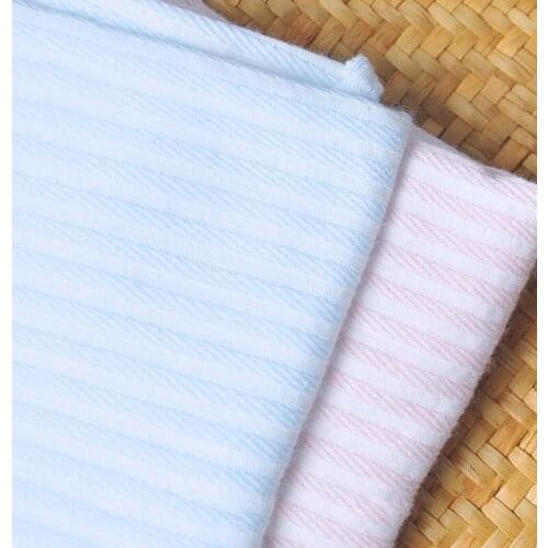 Soft Jacquard Knit Fabric Baby Cotton Jersey Fabric Sewing Material For Childrens Swear 50x180cm