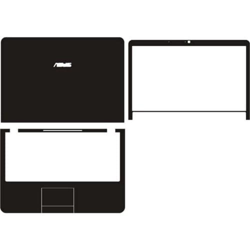 KH Laptop Sticker Skin Decals Cover Protector Guard for ASUS N75