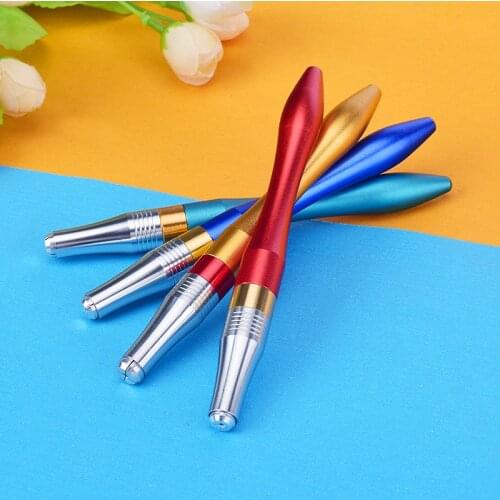 New 2pcs Aluminium Microblading Pen Manual Microblade Needle Holder Caneta Tebori Eyebrow Permanent Makeup Tools