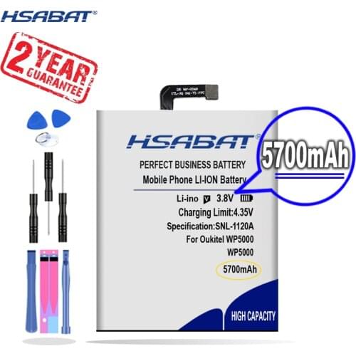 New Arrival [ HSABAT ] 5700mAh Replacement Battery for Oukitel WP5000 WP 5000
