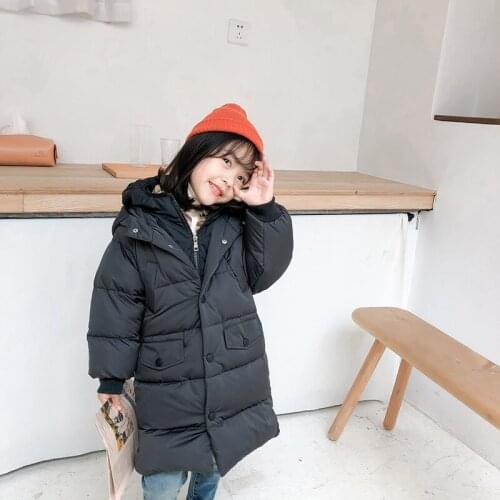 Baby Boys Girls Down Parkas Winter Jacket for Boys Children Jacket Kids Hooded Warm Outerwear Coat for 3-10 Years Child Clothes