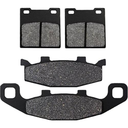 Motorcycle Front and Rear Brake Pads for Suzuki GSX250 Across 1990-1998 GSF400 Bandit 400 1991-1995 GS500 1989-1995
