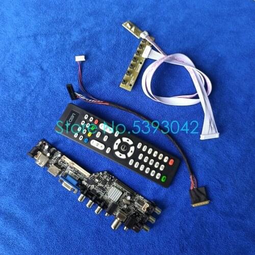 Fit B156XTN02.2 B156XTN02.3 B156XTN02.4 LCD panel 1366*768 signal digital 40Pin LVDS DVB-C VGA USB 3663 controller card kit