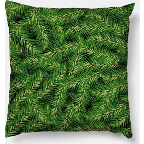 Christmas Tree Branch Printed Cartoon Christmas Pillowcase 2020 Decor for Home Merry Christmas Ornament Navidad Xmas Gifts