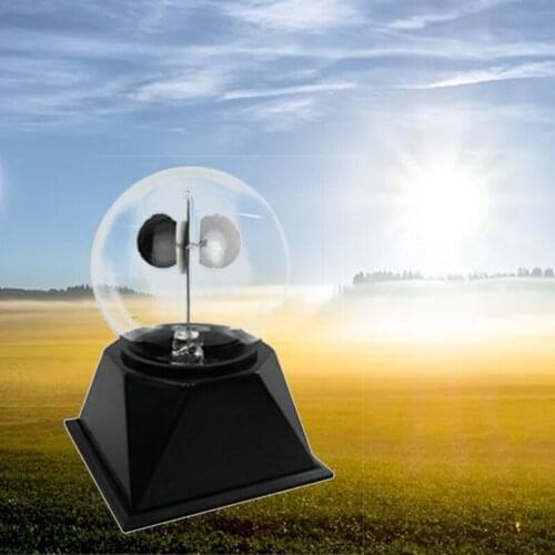 Sun Light Energy Spinning Vanes Radiation Dosimeter Clear Solar Power Radiometer Glass Radiometer Science Education